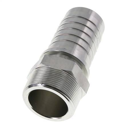 50x68 mm & R2'' zink plated Steel Hose Pillar with Male Threads DIN EN 14423
