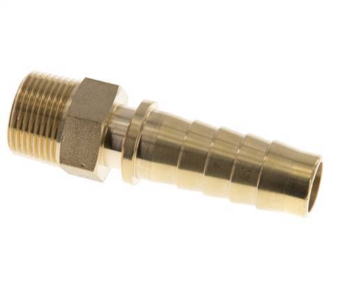 19x33 mm & R3/4'' Brass Hose Pillar with Male Threads DIN EN 14423