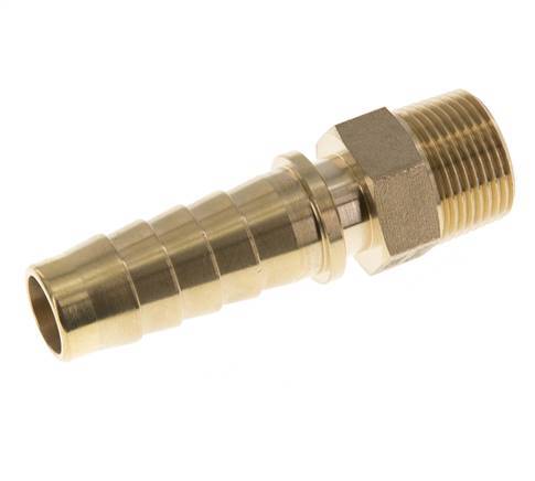 19x33 mm & R3/4'' Brass Hose Pillar with Male Threads DIN EN 14423
