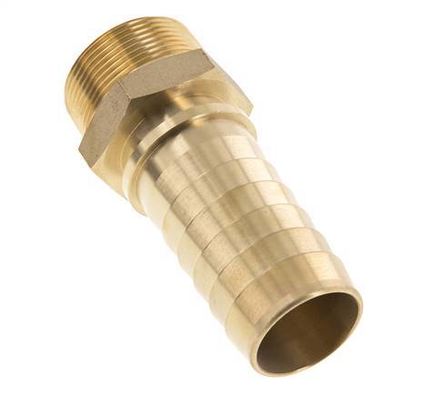 38x54 mm & R1-1/2'' Brass Hose Pillar with Male Threads DIN EN 14423