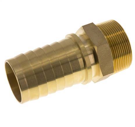 50x68 mm & R2'' Brass Hose Pillar with Male Threads DIN EN 14423