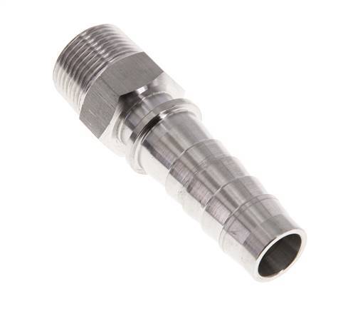 19x33 mm & R3/4'' Stainless Steel 1.4301 Hose Pillar with Male Threads DIN EN 14423