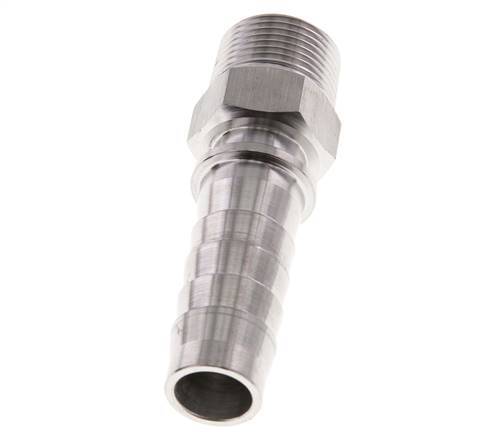 19x33 mm & R3/4'' Stainless Steel 1.4301 Hose Pillar with Male Threads DIN EN 14423