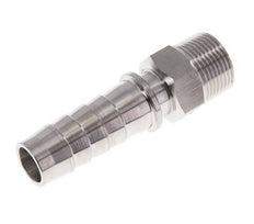 19x33 mm & R3/4'' Stainless Steel 1.4301 Hose Pillar with Male Threads DIN EN 14423