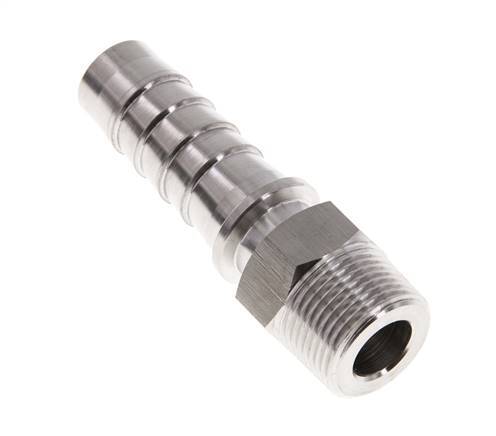 19x33 mm & R3/4'' Stainless Steel 1.4301 Hose Pillar with Male Threads DIN EN 14423