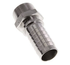32x48 mm & R1-1/4'' Stainless Steel 1.4301 Hose Pillar with Male Threads DIN EN 14423