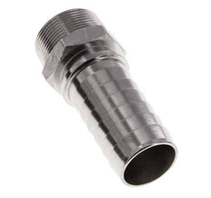 38x54 mm & R1-1/2'' Stainless Steel 1.4301 Hose Pillar with Male Threads DIN EN 14423