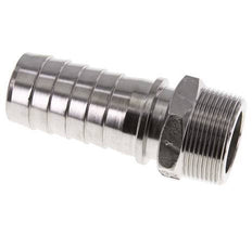 38x54 mm & R1-1/2'' Stainless Steel 1.4301 Hose Pillar with Male Threads DIN EN 14423