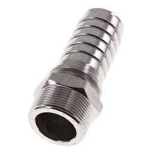 38x54 mm & R1-1/2'' Stainless Steel 1.4301 Hose Pillar with Male Threads DIN EN 14423