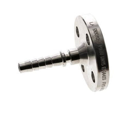 13x25 mm Stainless Steel 1.4401 Hose Pillar with Flange PN 10/16/25/40 DIN EN 14423 / DIN 2826