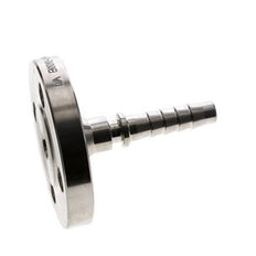 13x25 mm Stainless Steel 1.4401 Hose Pillar with Flange PN 10/16/25/40 DIN EN 14423 / DIN 2826