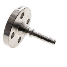 13x25 mm Stainless Steel 1.4401 Hose Pillar with Flange PN 10/16/25/40 DIN EN 14423 / DIN 2826