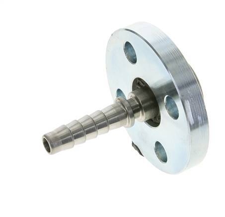 13x25 mm zink plated Steel Hose Pillar with Turnable Flange PN 10/16/25/40 DIN EN 14423 / DIN 2826