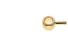 6 mm (1/4'') & G1/4'' Brass Banjo Fitting with Hose Barb [2 Pieces]