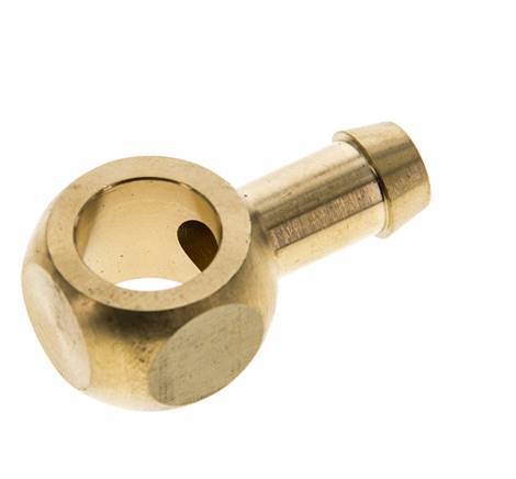 9 mm (3/8'') & G1/4'' Brass Banjo Fitting with Hose Barb [2 Pieces]