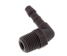 4 mm & R1/8'' PA 6 Elbow Hose Barb with Male Threads [20 Pieces]