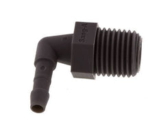 4 mm & R1/4'' PA 6 Elbow Hose Barb with Male Threads [10 Pieces]