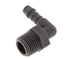 9 mm (3/8'') & R1/2'' PA 6 Elbow Hose Barb with Male Threads [5 Pieces]