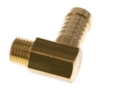 13 mm (1/2'') & M14x1.5 (taper) Brass Elbow Hose Barb with Male Threads