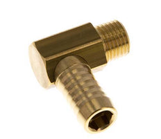 13 mm (1/2'') & M14x1.5 (taper) Brass Elbow Hose Barb with Male Threads