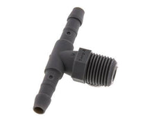 4 mm & R1/8'' PA 6 Tee Hose Barb with Male Threads [10 Pieces]