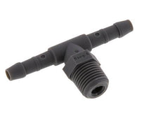 4 mm & R1/8'' PA 6 Tee Hose Barb with Male Threads [10 Pieces]