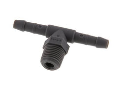 4 mm & R1/8'' PA 6 Tee Hose Barb with Male Threads [10 Pieces]