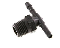 4 mm & R1/4'' PA 6 Tee Hose Barb with Male Threads [10 Pieces]