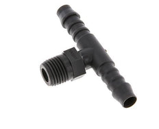 8 mm (5/16'') & R1/4'' PA 6 Tee Hose Barb with Male Threads [10 Pieces]