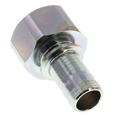 25 mm (1'') & G1-1/4'' zink plated Steel Hose Barb Female Safety collars