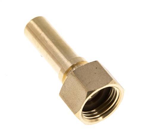 13 mm (1/2'') & G1/2'' Brass Hose Barb Union Nut Flat Sealing Polyurethane Safety collars EN 14420-5 (DIN 2817)