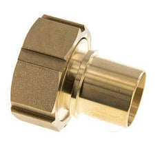 38 mm (1-1/2'') & G2'' Brass Hose Barb Union Nut Flat Sealing Polyurethane Safety collars EN 14420-5 (DIN 2817)