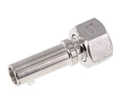 13 mm (1/2'') & G1/2'' Stainless Steel 1.4401 Hose Barb Union Nut Flat Sealing PTFE Safety collars EN 14420-5 (DIN 2817)
