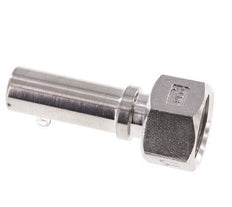 13 mm (1/2'') & G1/2'' Stainless Steel 1.4401 Hose Barb Union Nut Flat Sealing PTFE Safety collars EN 14420-5 (DIN 2817)