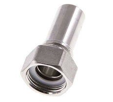 19 mm (3/4'') & G3/4'' Stainless Steel 1.4401 Hose Barb Union Nut Flat Sealing PTFE Safety collars EN 14420-5 (DIN 2817)