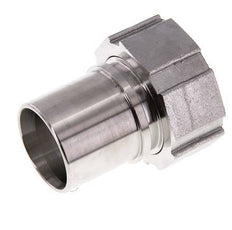 38 mm (1-1/2'') & G1-1/2'' Stainless Steel 1.4401 Hose Barb Union Nut Flat Sealing PTFE Safety collars EN 14420-5 (DIN 2817)