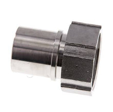 38 mm (1-1/2'') & G1-1/2'' Stainless Steel 1.4401 Hose Barb Union Nut Flat Sealing PTFE Safety collars EN 14420-5 (DIN 2817)