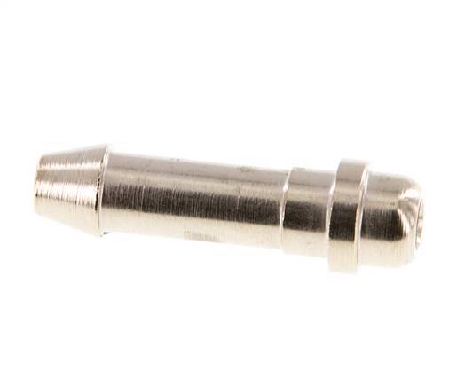 6 mm (1/4'') nickel plated Brass Hose Barb without Union Nut (G1/8'') 11mm [5 Pieces]