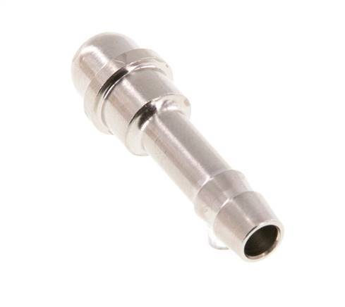 6 mm (1/4'') nickel plated Brass Hose Barb without Union Nut (G1/4'') 15.5mm [5 Pieces]
