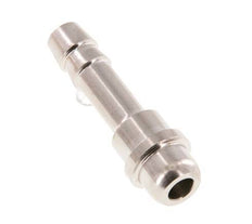 6 mm (1/4'') nickel plated Brass Hose Barb without Union Nut (G1/4'') 15.5mm [5 Pieces]