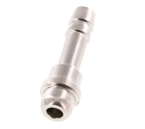 6 mm (1/4'') nickel plated Brass Hose Barb without Union Nut (G1/4'') 15.5mm [5 Pieces]