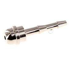 4 mm nickel plated Brass Hose Barb without Union Nut (G3/8'') 14.5mm [2 Pieces]