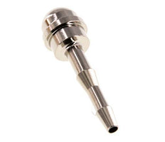 4 mm nickel plated Brass Hose Barb without Union Nut (G3/8'') 14.5mm [2 Pieces]