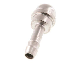 6 mm (1/4'') nickel plated Brass Hose Barb without Union Nut (G3/8'') 14.5mm [5 Pieces]