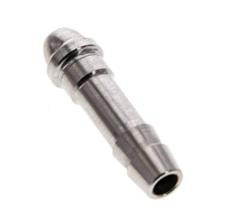 6 mm (1/4'') Stainless Steel Hose Barb without Union Nut (G1/8'') 12mm