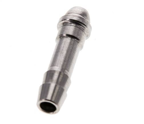6 mm (1/4'') Stainless Steel Hose Barb without Union Nut (G1/8'') 12mm
