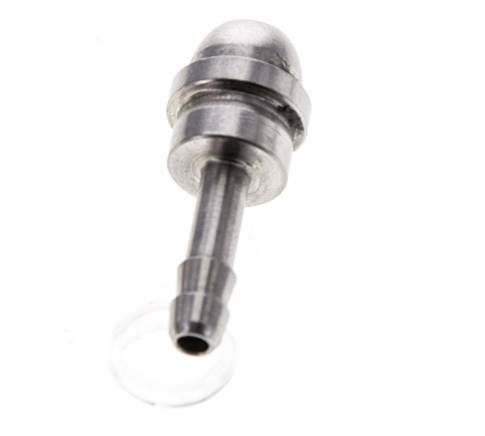 4 mm Stainless Steel Hose Barb without Union Nut (G1/4'')