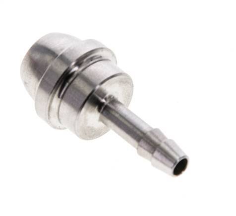 4 mm Stainless Steel Hose Barb without Union Nut (G3/8'')
