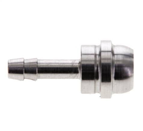 6 mm (1/4'') Stainless Steel Hose Barb without Union Nut (G1/2'')