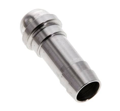 13 mm (1/2'') Stainless Steel Hose Barb without Union Nut (G1/2'')